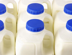bouteilles de lait