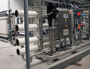 Anlage zum Recycling von Brüdenkondensat-Abwasser in der Molkerei Friesland Campina