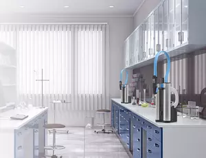 Laboratory showing a Purelab Flex unit