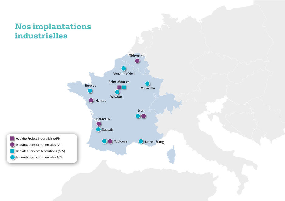 carte implantation STI