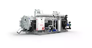 Threequarters' view of an Evaled ACS12 evaporator