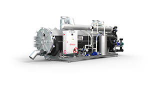 Threequarters' view of an Evaled ACS12 evaporator